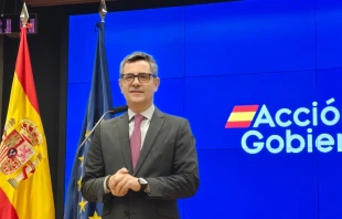 Félix Bolaños, ministro de Presidencia, Justicia y Relaciones con las Cortes del Gobierno de España. Crédito: Nicolás de Cárdenas / ACI Prensa.