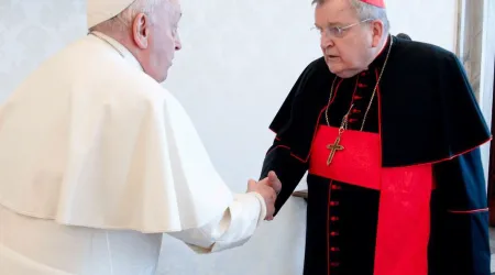 El Papa Francisco se reúne con el Cardenal Raymond Burke