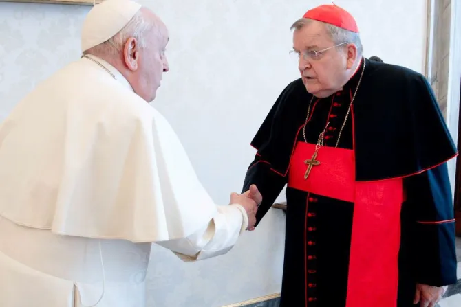 El Papa Francisco se reúne con el Cardenal Raymond Burke