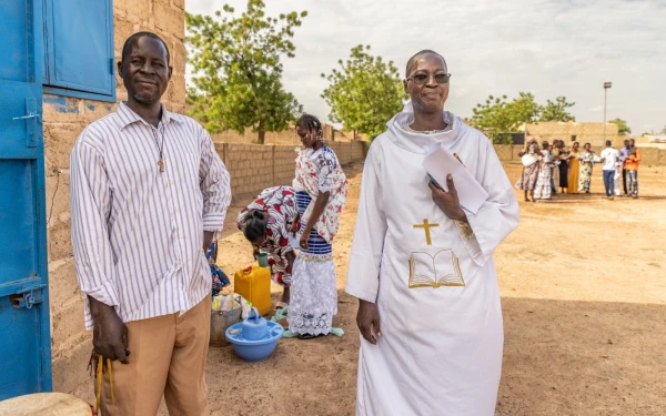 Mathieu Sawadogo, catequista en Burkina Faso, fue secuestrado 4 meses. Crédito: ACN España.