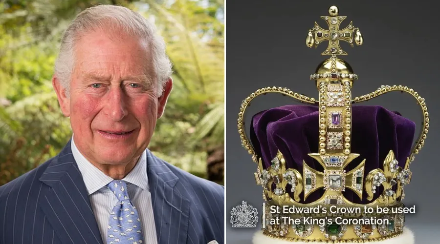 ¿El rey Carlos III de Inglaterra será coronado con la corona del católico San Eduardo?