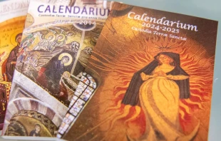 Calendarios de la Custodia Franciscana de Tierra Santa. Crédito: Custodia de Tierra Santa.