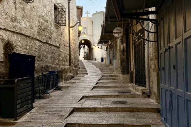 Las calles desiertas de Jerusalén