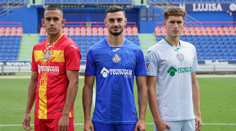 Presentaciu00f3n de las camisetas del Getafe FC para la temporada 2023-2024. Cru00e9dito: Getafe FC?w=200&h=150