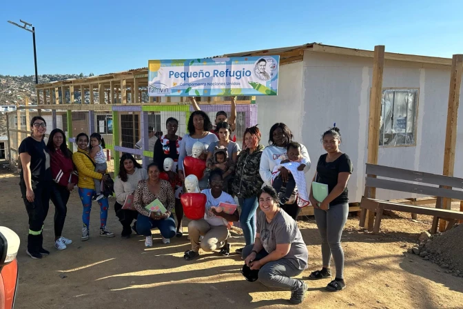 la guardería se ha convertido en un símbolo del renacimiento de este espacio donde antes solo había terreno ennegrecido.