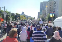 Marcha de padres de familia contra la ideología de género en Ottawa, Canadá.