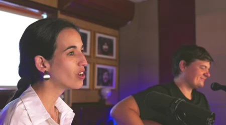 Mechi Ruiz Luque y Jonatan Narváez