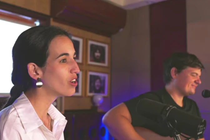 Mechi Ruiz Luque y Jonatan Narváez