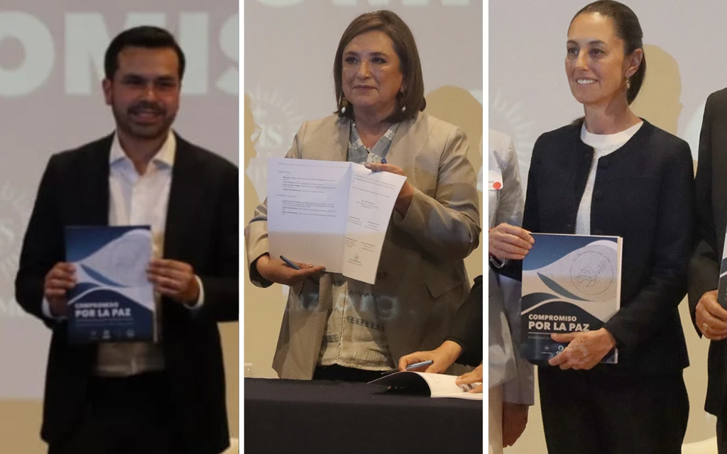 Jorge Álvarez Máynez, Xóchitl Gálvez, del opositor Partido Acción Nacional y Claudia Sheinbaum.?w=200&h=150