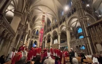 Misa solemne en la Catedral de Canterbury (Reino Unido) el 7 de julio de 2025.