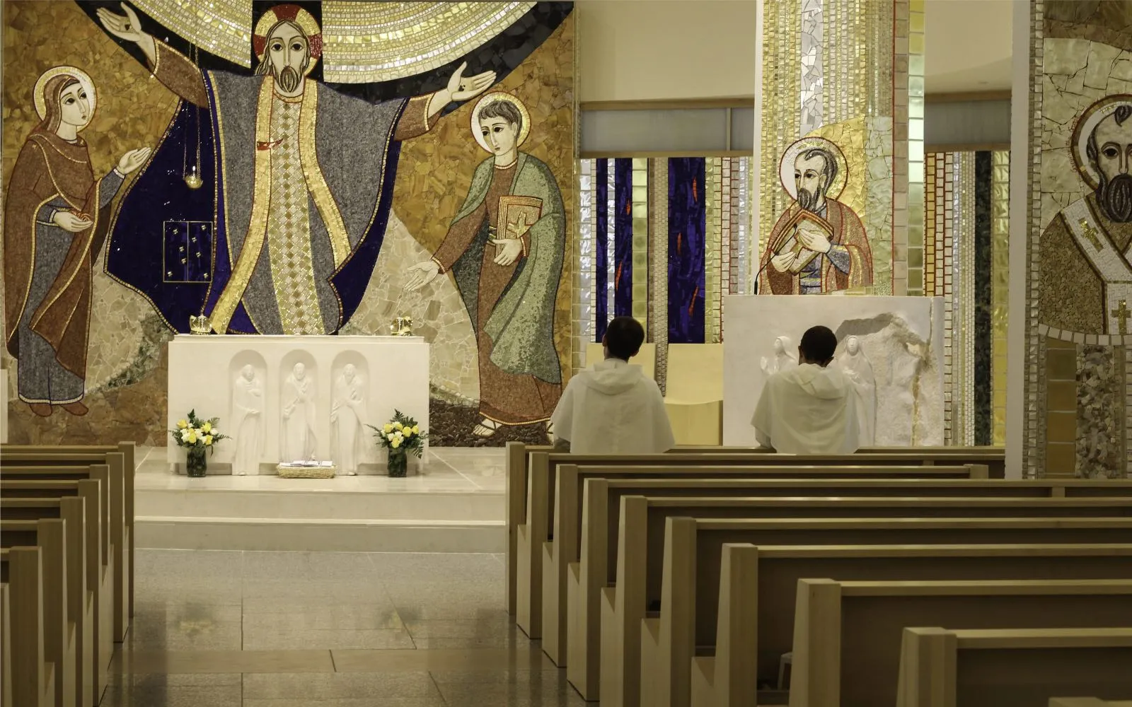 La capilla Redemptor Hominis del Santuario Nacional de San Juan Pablo II en Washington D.C. está decorada con mosaicos del P. Marko Rupnik.?w=200&h=150
