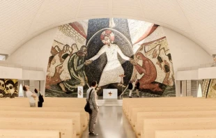 Proyecto ideado por el P. Ivan Rupnik para la capilla de la Universidad Francisco de Vitoria. Crédito: UFV.