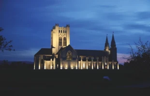 La Capilla de Cristo Rey en el Christendom College, Front Royal, Virginia. Crédito: Cortesía del Christendom College
