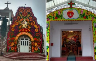 Capilla de Nuestra Señora del Carmen / Capilla Sagrado Corazón de Jesús Crédito: Capilla de Nuestra Señora del Carmen, El Carmen Hgo. / Capilla Sagrado Corazón de Jesús
