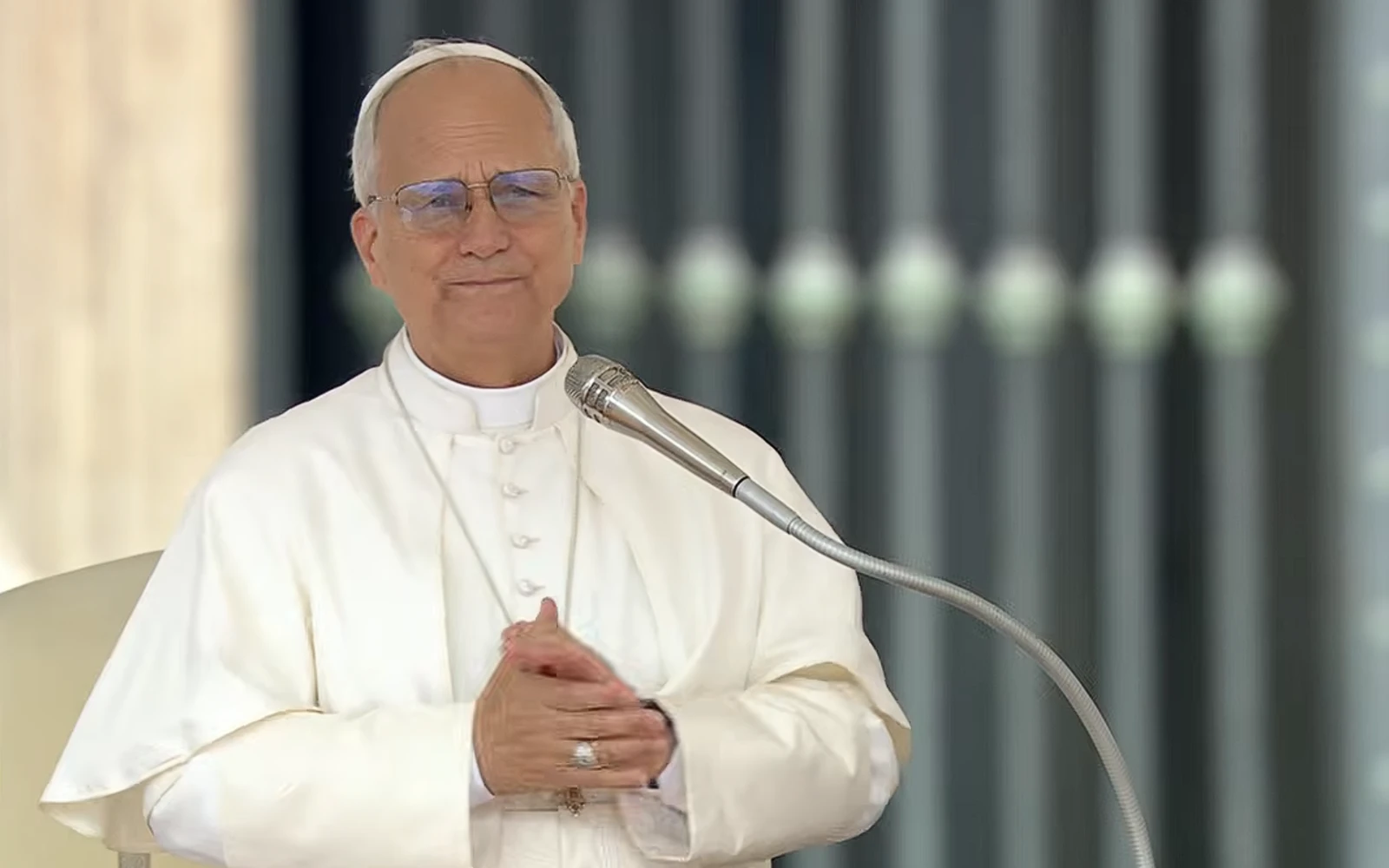 El Papa León XIV, durante la Audiencia General del 1 de octubre de 2025.?w=200&h=150