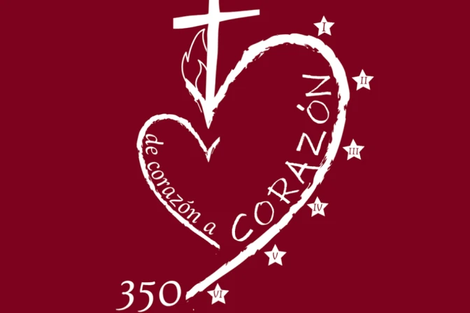 Logo del I Encuentro Nacional de la Guardia de Honor al Sagrado Corazón en España.