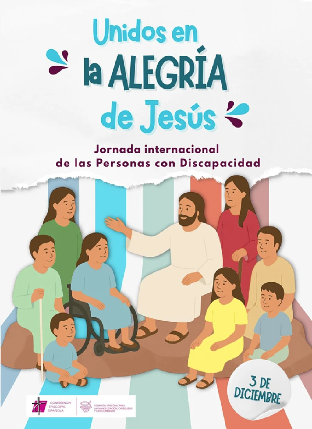 Cartel para la Jornada Internacional de las Personas con Discapacidad 2025. Crédito: CEE.