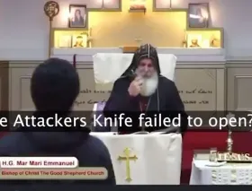 Redes sociales se conmueven tras el apuñalamiento de obispo ortodoxo por un joven musulmán