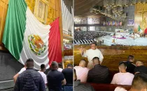 Jóvenes encarcelados visitan a la Virgen de Guadalupe