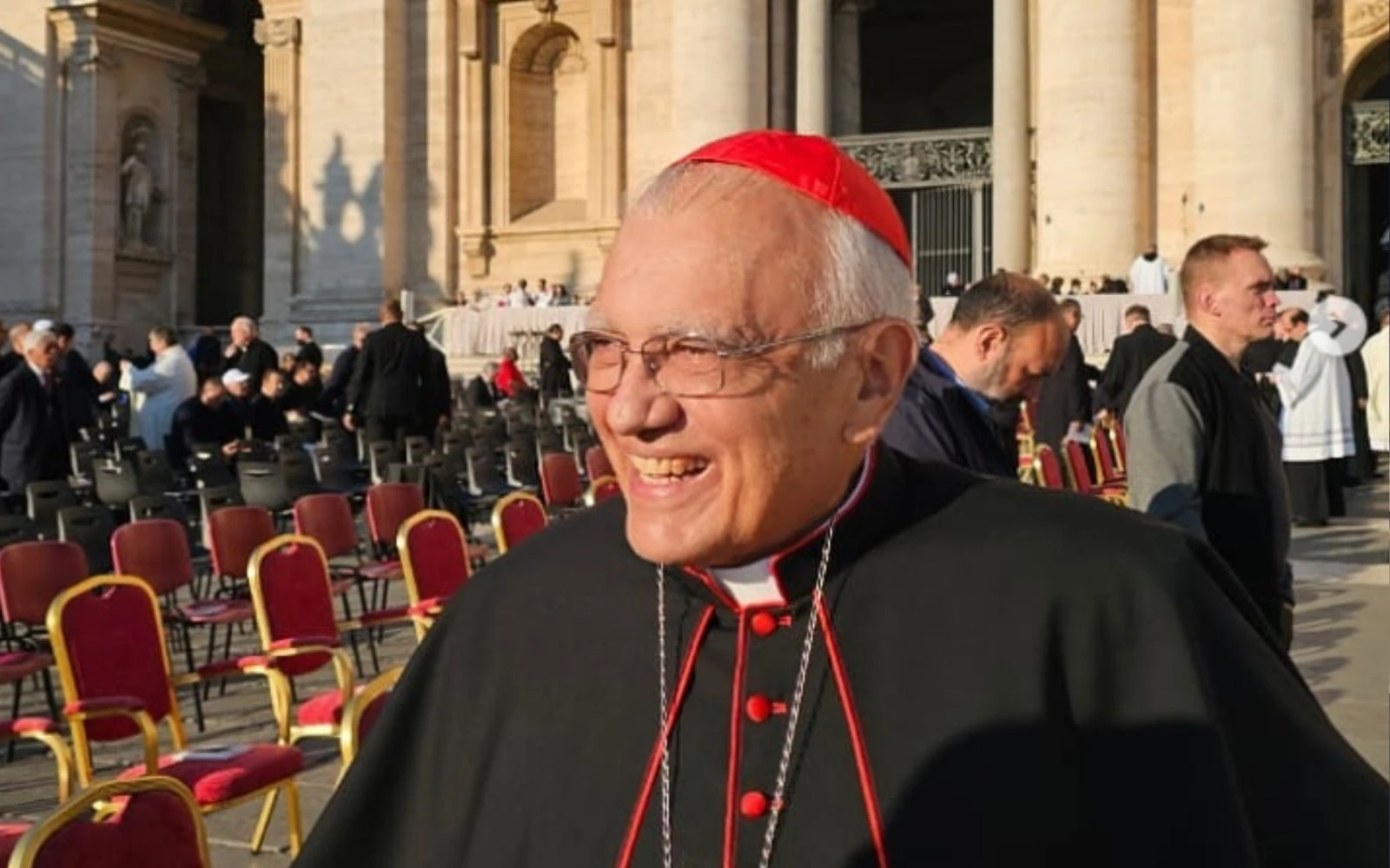 El Cardenal Baltazar Porras en la Plaza de San Pedro, antes de la Misa de canonización de San José Gregorio Hernández y Santa Carmen Rendiles, el domingo 19 de octubre.?w=200&h=150