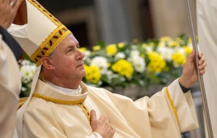 El Cardenal Ángel Fernández Artime, Rector Mayor de los Salesianos, ya es obispo. Crédito: Daniel Ibáñez / ACI Prensa