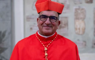 Cardenal Fernando Chomalí Garib, Arzobispo de Santiago de Chile. Crédito: Daniel Ibáñez / EWTN News.