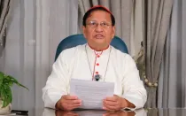 El Cardenal Charles Maung Bo, durante su entrevista con ACI Prensa y EWTN.