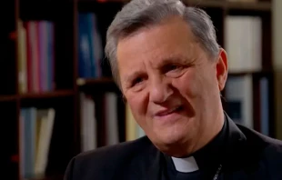 Secretario general de la Secretaría General del Sínodo, Cardenal Mario Grech. Crédito: EWTN Vatican.