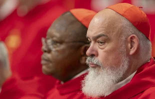 Cardenal Dominique Mathieu, Arzobispo de Teherán (Irán). Crédito: Daniel Ibáñez / EWTN News.