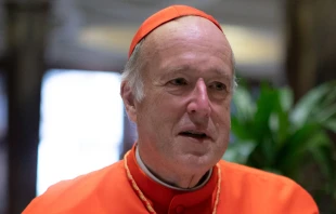 Cardenal Robert McElroy, Arzobispo de Washington D.C. Crédito: Daniel Ibáñez / EWTN News.