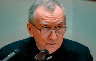 Cardenal Pietro Parolin, Secretario de Estado del Vaticano. Crédito: Daniel Ibáñez / EWTN News
