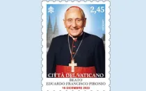 Sello postal del Cardenal Pironio