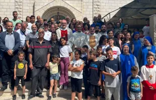 Cardenal de Jerusalén visita la única parroquia católica de Gaza Crédito: Patriarcado Latino de Jerusalén