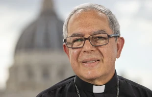 Cardenal Luis José Rueda Aparicio, Arzobispo de Bogotá y Primado de Colombia. Crédito: Daniel Ibáñez / EWTN News