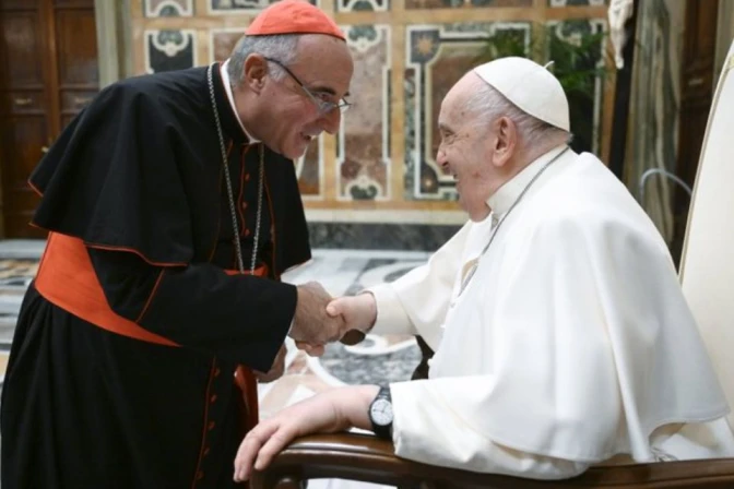El Papa Francisco y el Cardenal Sturla
