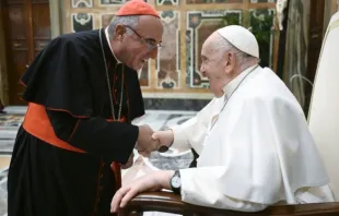 El Papa Francisco y el Cardenal Sturla Crédito: Cuenta de X @danielsturla