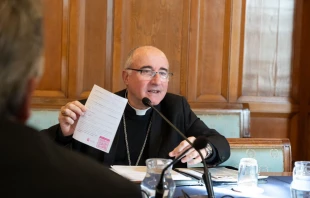 Presentación del Cardenal Sturla en la Comisión de Salud del Senado Crédito: Senado Uruguay