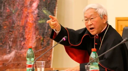 El Cardenal Joseph Zen Ze-kiun.