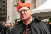 El Cardenal Timothy Dolan en el desfile anual del Día de San Patricio en la 5ª Avenida en Nueva York el 17 de marzo de 2023.