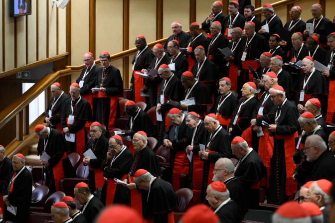 Cardenales se reúnen en la congregación general en preparación al cónclave