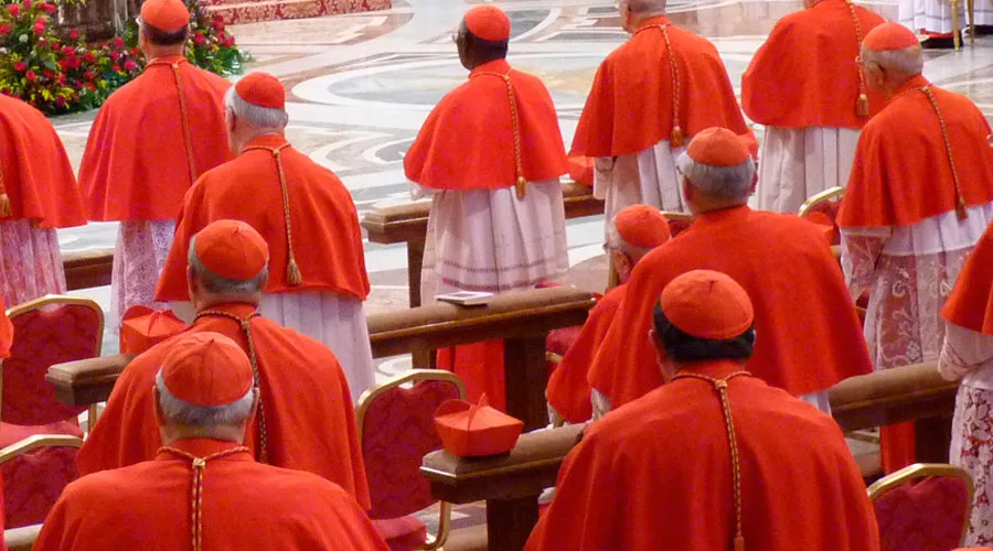 Algunos Cardenales en la Basílica de San Pedro. Foto: Alan Holdren / ACI Prensa?w=200&h=150