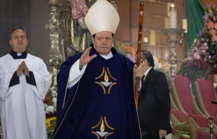 Cardenal Norberto Rivera Carrera. Crédito: Insigne y Nacional Basílica de Santa María de Guadalupe