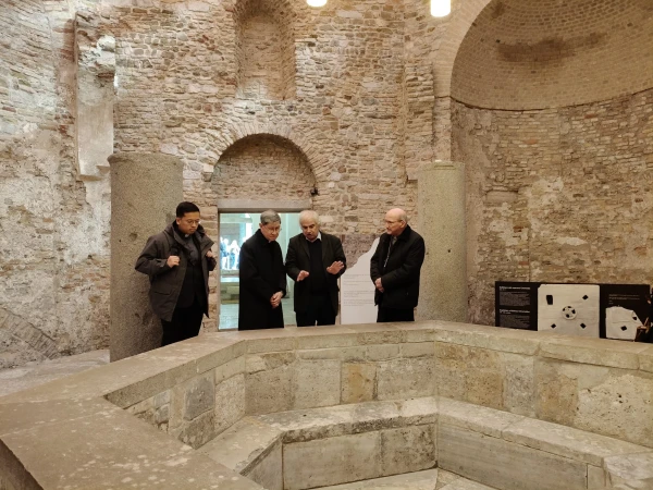 El encuentro, celebrado en el Kulturni Center Lojze Bratuž, fue promovido por la Arquidiócesis de Gorizia,. Crédito: Diócesis de Gorizia Ilaria Tassini.