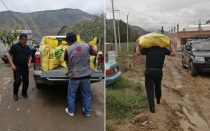 Ayuda de Cáritas Perú.