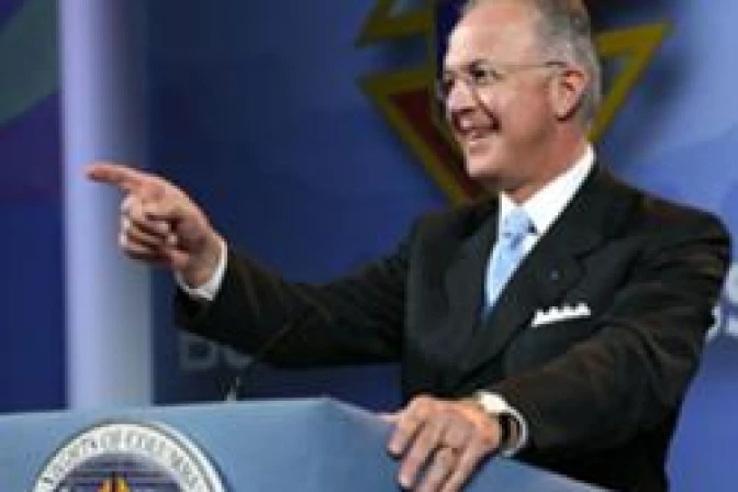 Cristianismo no frustra felicidad sino que la promueve, dice Caballero Supremo de Caballeros de Colón