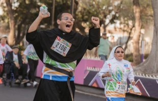 Carrera a la Basílica de Guadalupe “Pies en Camino”. Crédito: Arquidiócesis de México