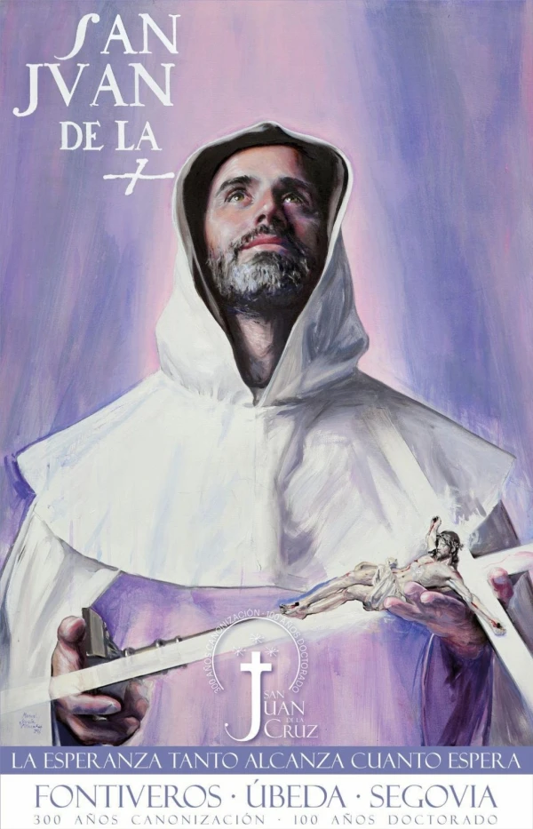 Cartel de los centenarios sanjuanistas de 2026. Crédito: Provincia Ibérica de los Carmelitas Descalzos.