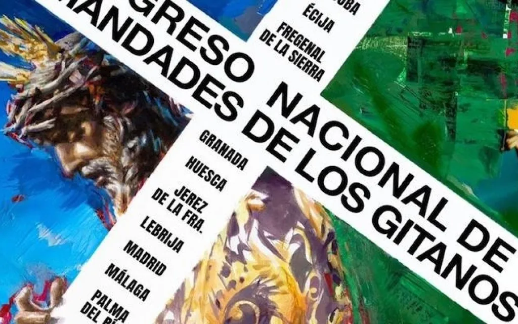 Detalle del cartel del I Congreso Nacional de Hermandades de los Gitanos en España.?w=200&h=150