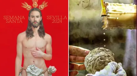 Eliminan del programa de mano el polémico cartel de la Semana Santa de Sevilla.
