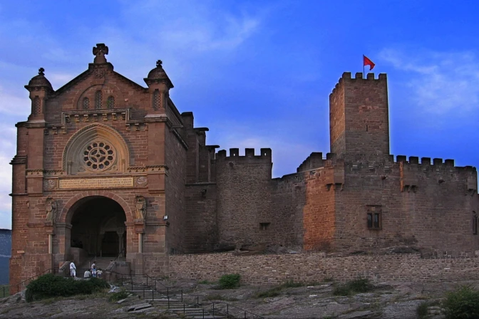 Castillo y Basílica en JAvier (Navarra, España), cuna de San Francisco Javier.